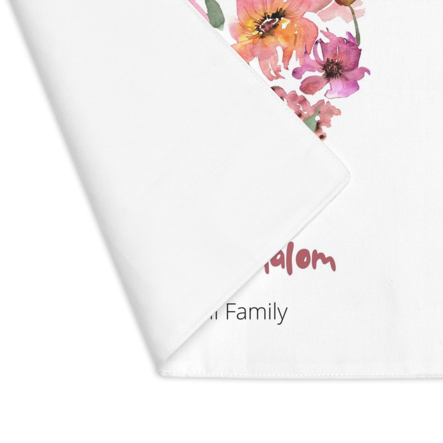 Printed Challah Cover - Shabbat Table Decor