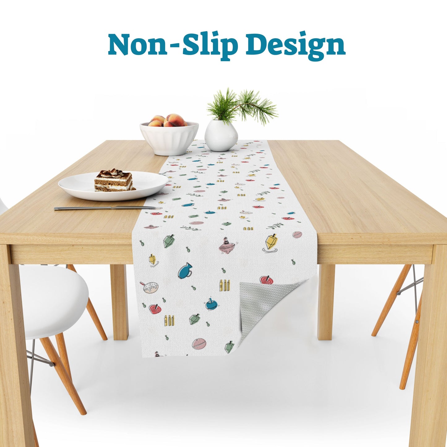 Hanukkah Themed Table Runner