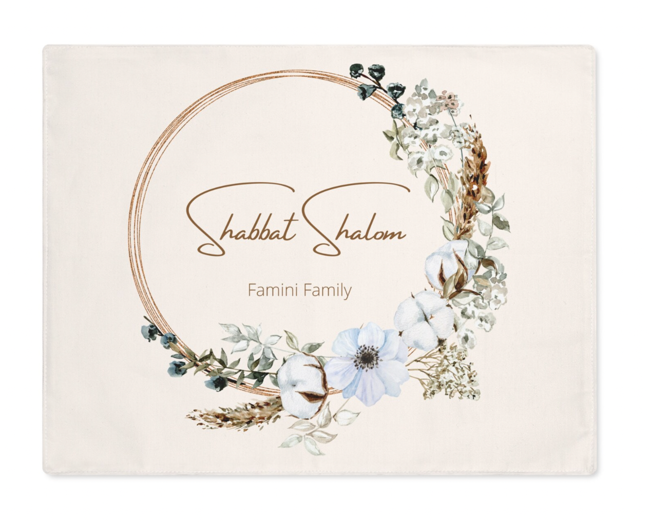 Personalized Rosh Hashanah Challah Cover | Customized Rosh Hashanah Challah Cover | Shabbat & Rosh Hashanah Table Decor | Rosh Hashanah Gift