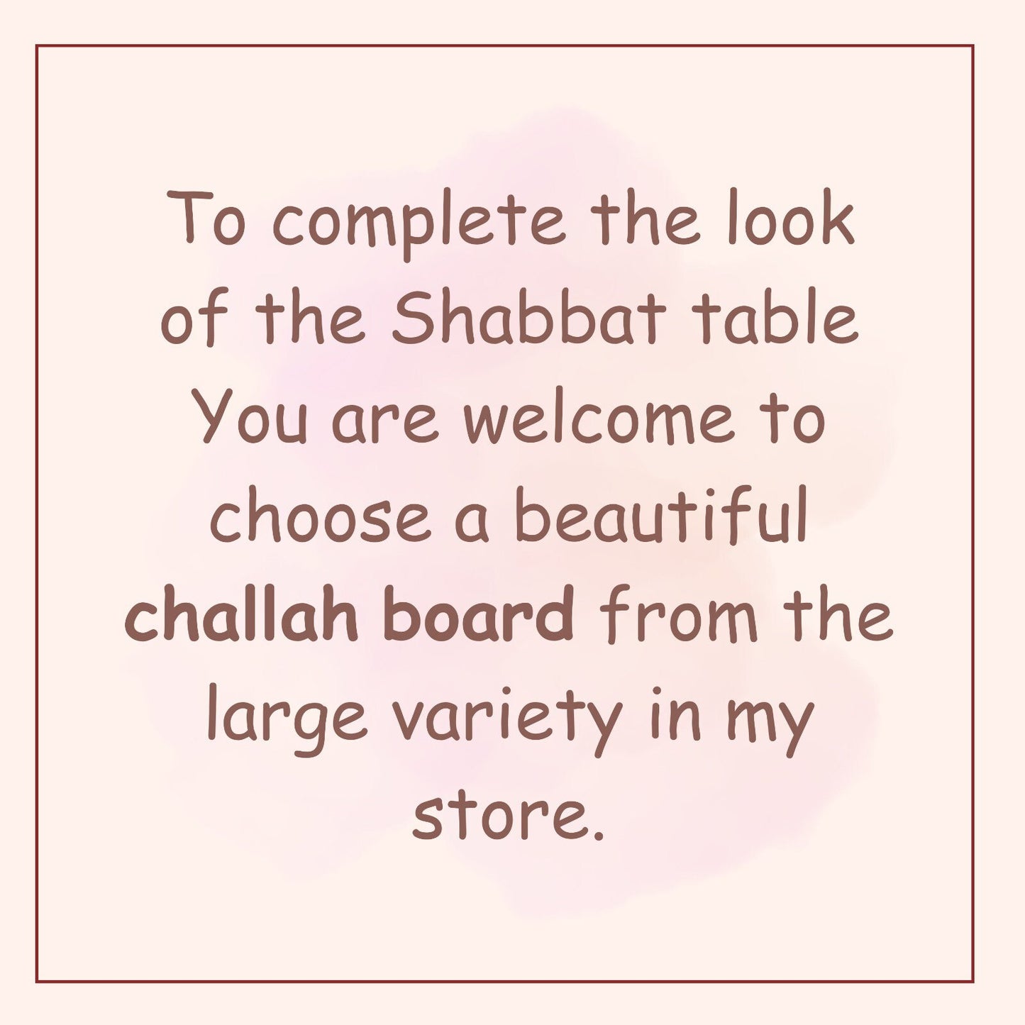 Personalized Challah Cover