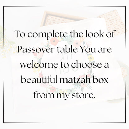 Pesach Matzah Cover