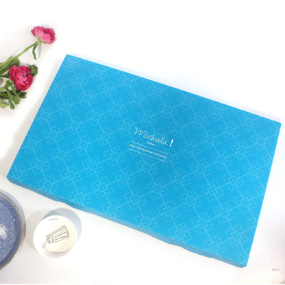 Oak Wood Challah Board with Porcelain Bowl