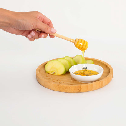 Apple and Honey Dish Set For Rosh Hashana Seder
