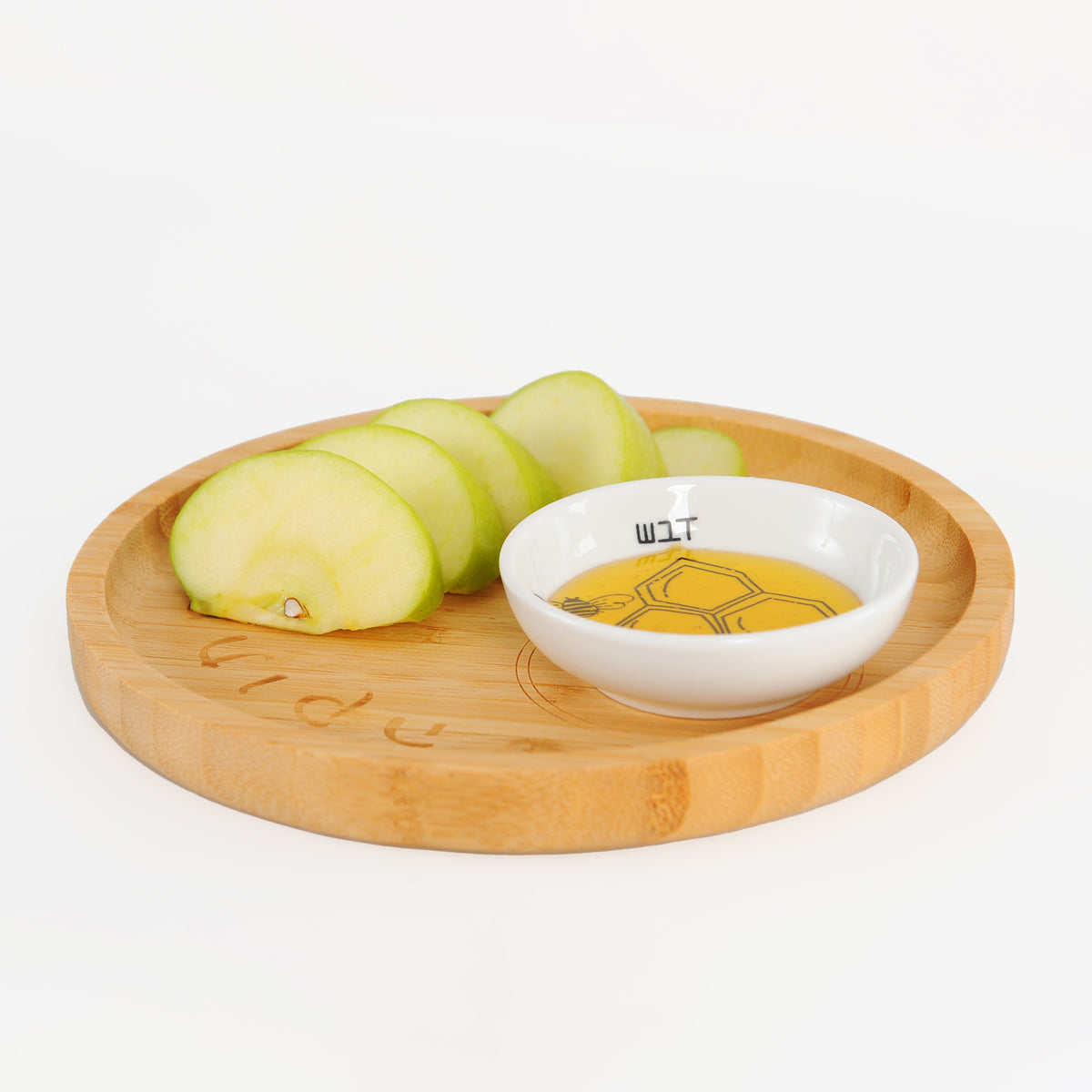 Apple and Honey Dish Set For Rosh Hashana Seder