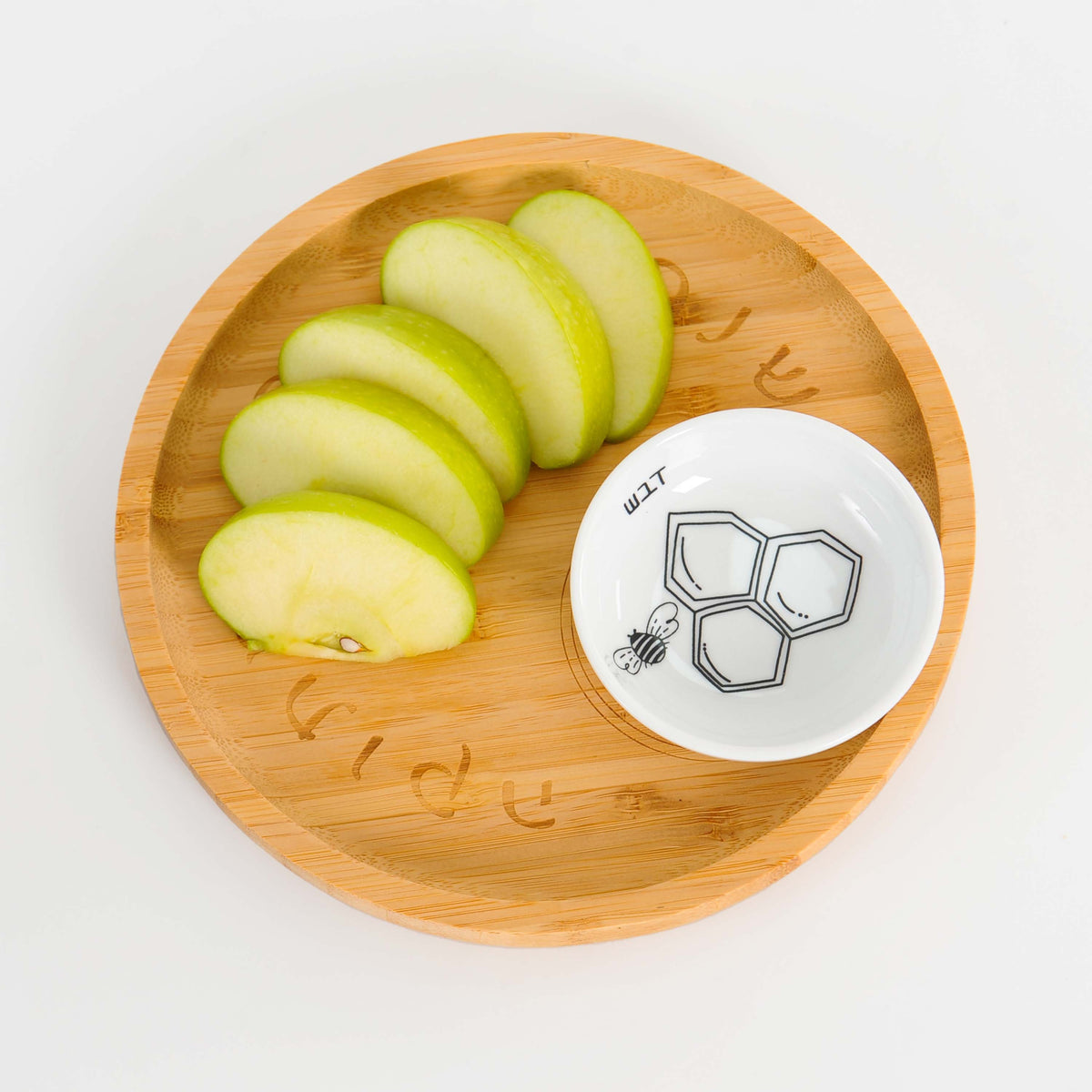 Apple and Honey Dish Set For Rosh Hashana Seder