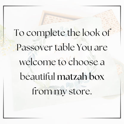 Matza Cover for Passover