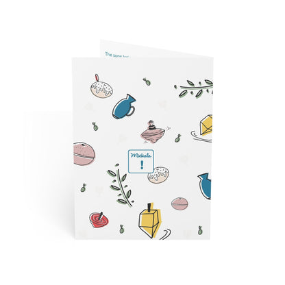 Hanukkah Blessings Booklet - Bilingual Hebrew & English Hanukkah Prayers