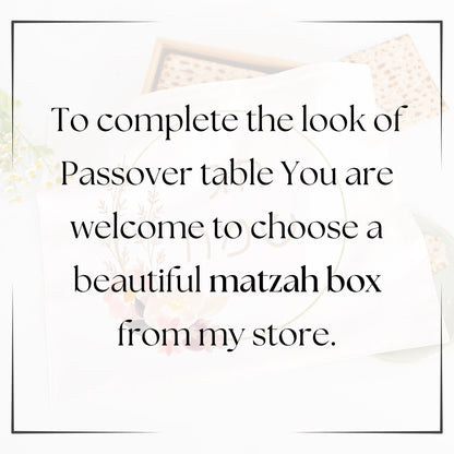 Matza Cover for Passover
